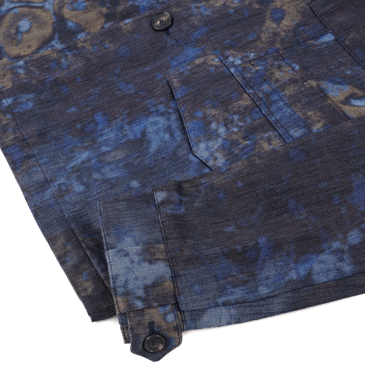 Manto Dip-Dyed Denim Field Jacket - Top Shelf Apparel