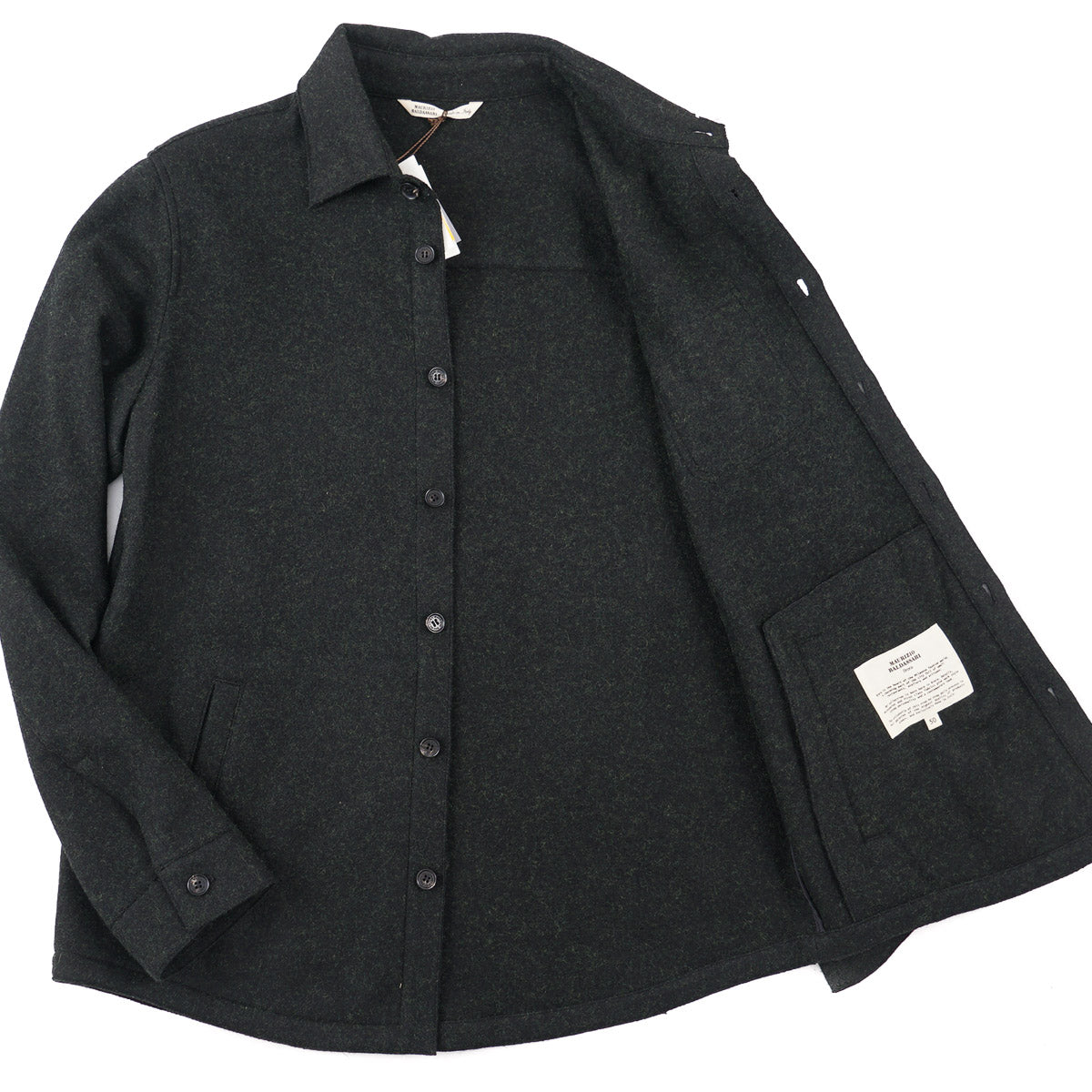 Maurizio Baldassari Solferino Cashmere Overshirt - Top Shelf Apparel