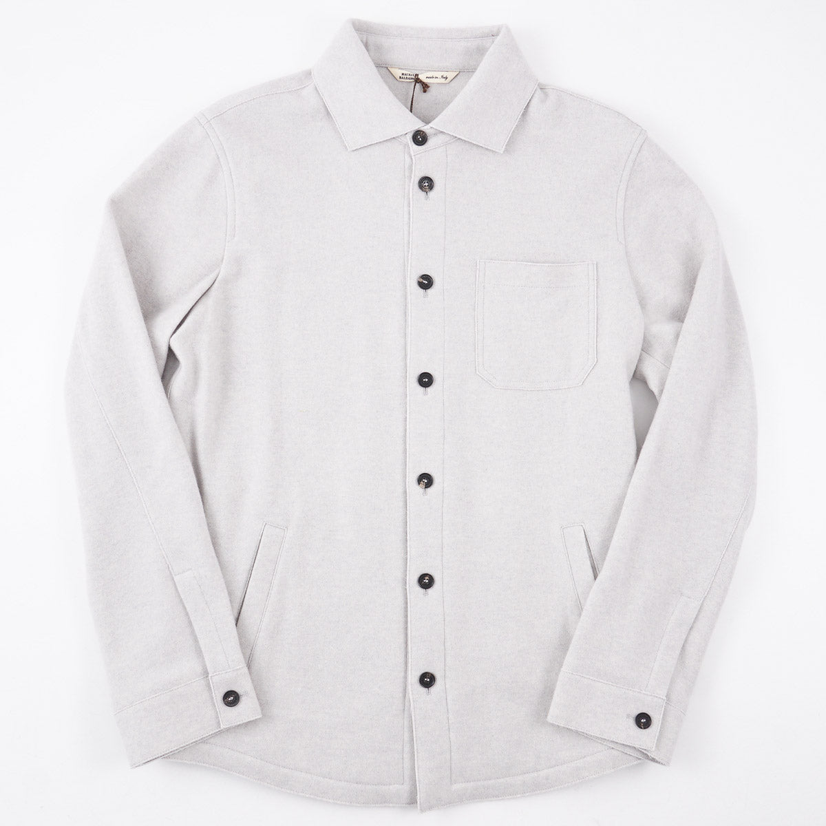 Maurizio Baldassari Solferino Cashmere Overshirt - Top Shelf Apparel