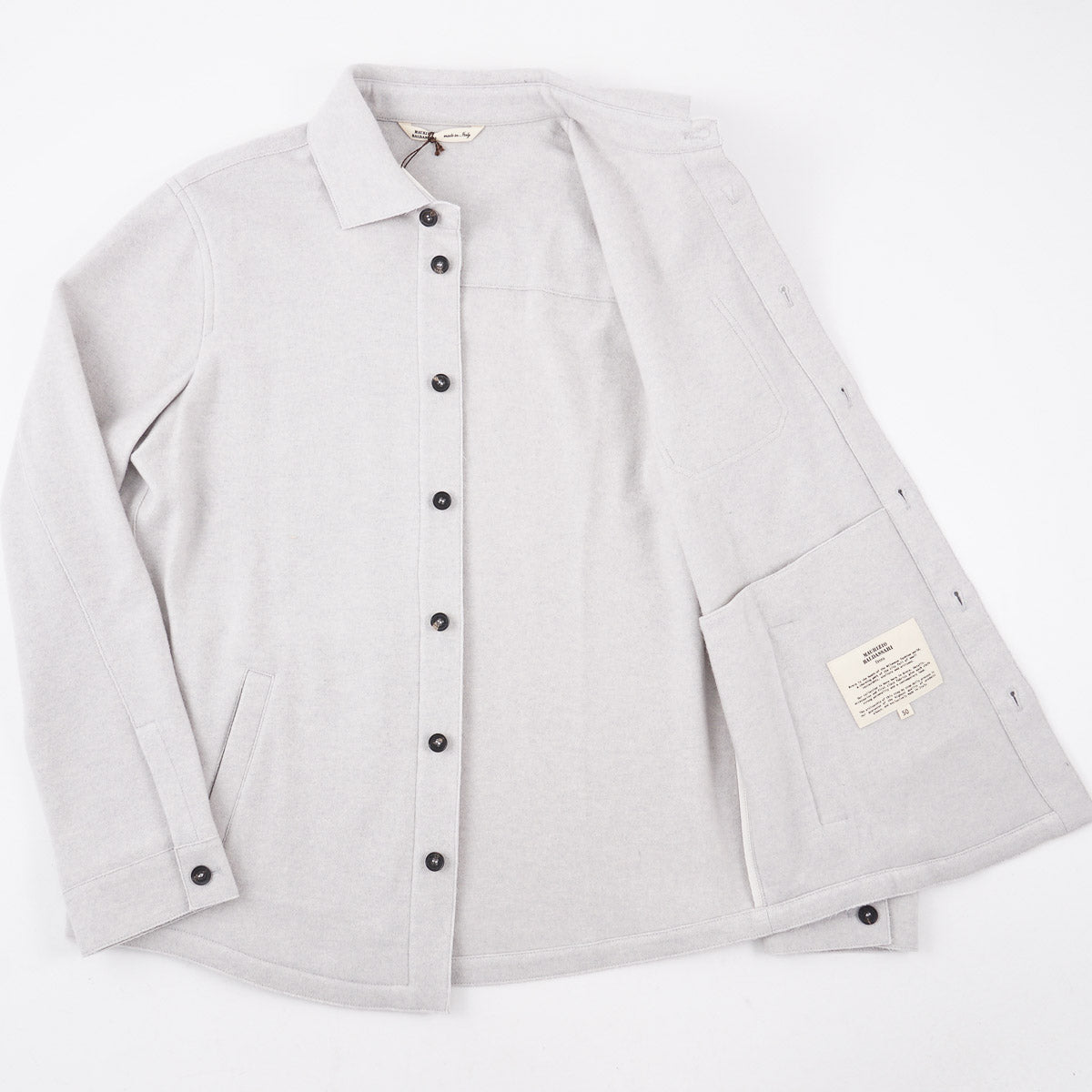 Maurizio Baldassari Solferino Cashmere Overshirt - Top Shelf Apparel