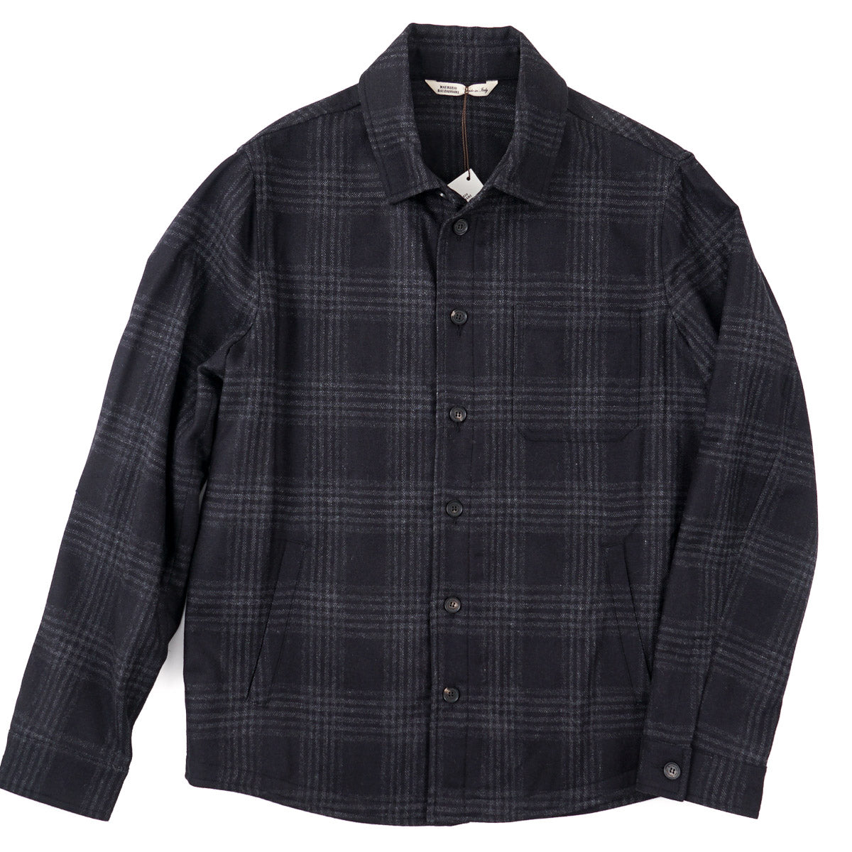 Maurizio Baldassari Wool-Cashmere Overshirt - Top Shelf Apparel