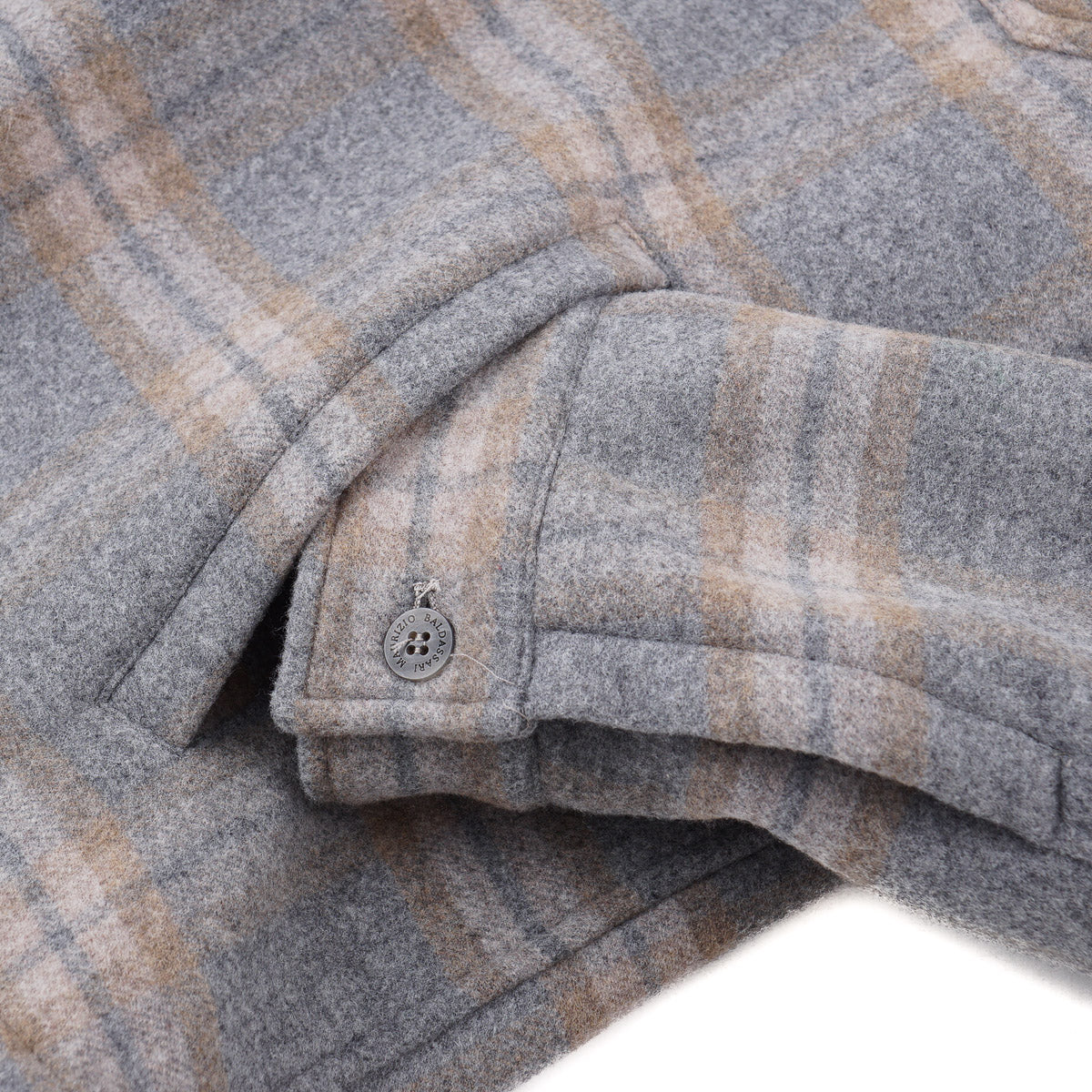 Maurizio Baldassari Wool-Cashmere Overshirt - Top Shelf Apparel