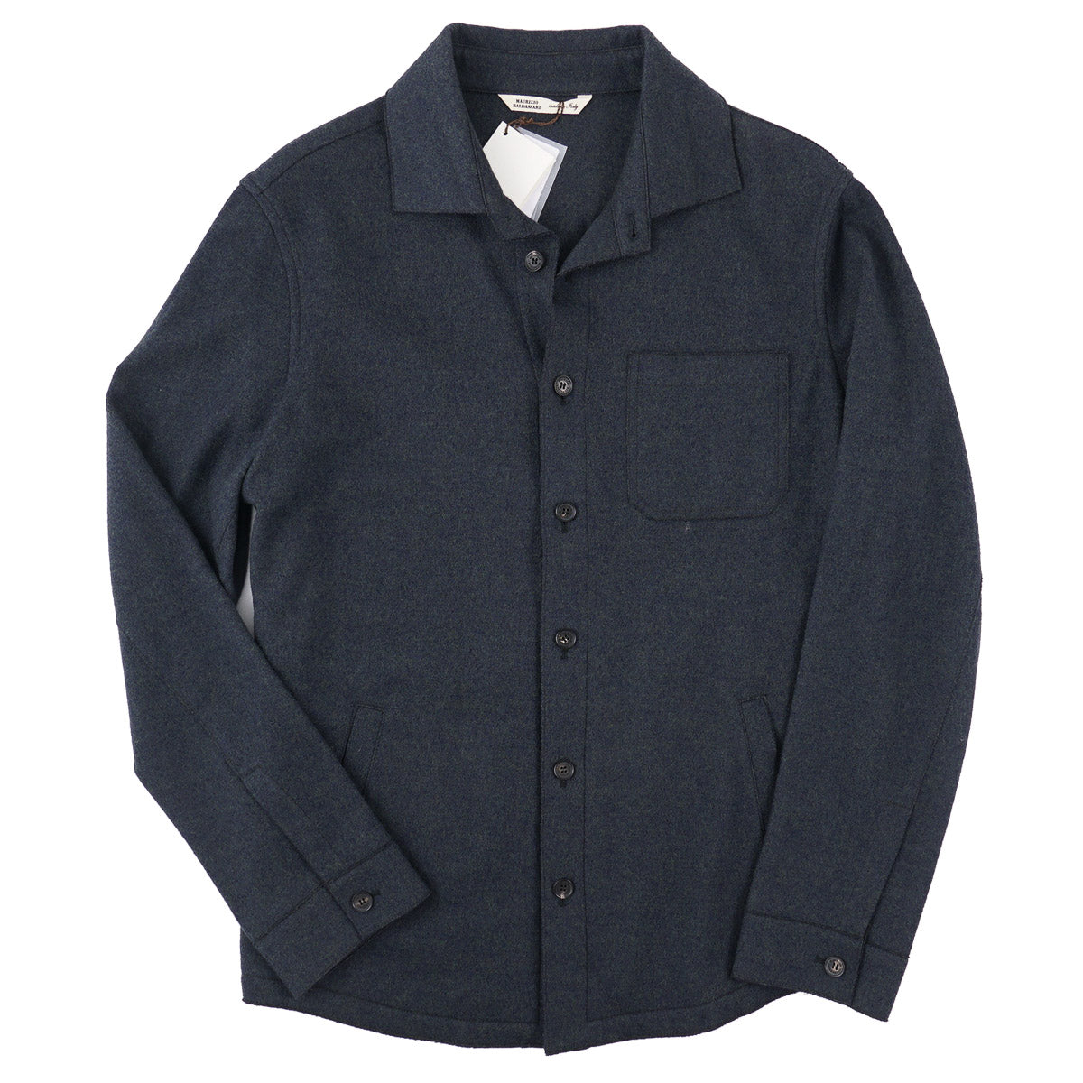 Maurizio Baldassari Flannel Wool Overshirt - Top Shelf Apparel