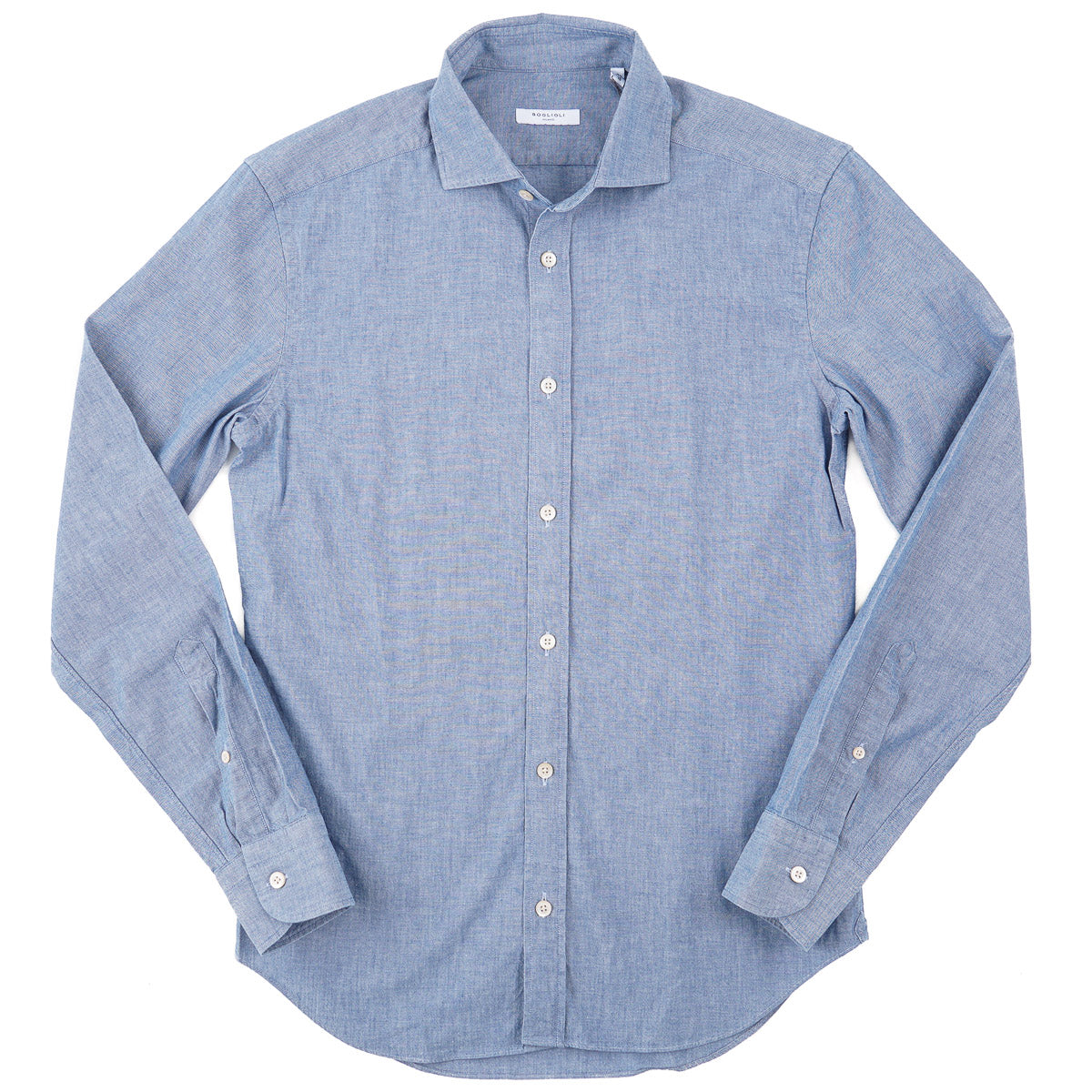 Boglioli Extra-Slim Chambray Cotton Shirt - Top Shelf Apparel