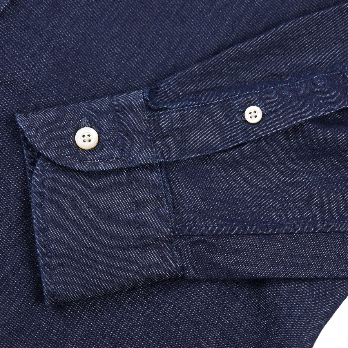 Boglioli Chambray Denim Cotton Shirt - Top Shelf Apparel