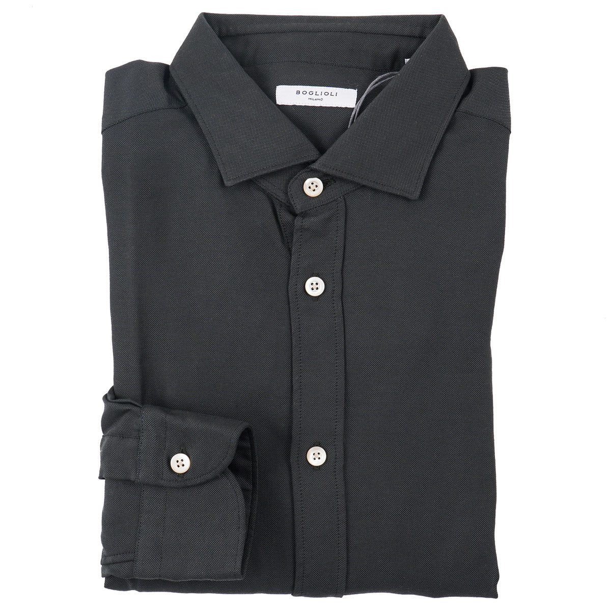 Boglioli Knit Jersey Wool Shirt