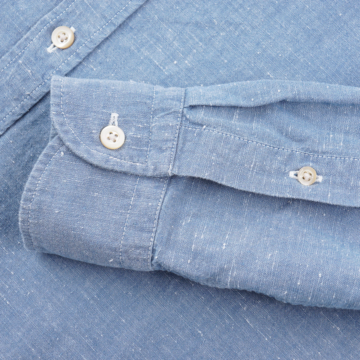 Boglioli Extra-Slim Chambray Cotton Shirt