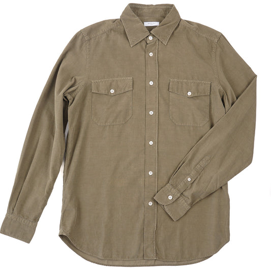 Boglioli Corduroy Cotton Sport Shirt