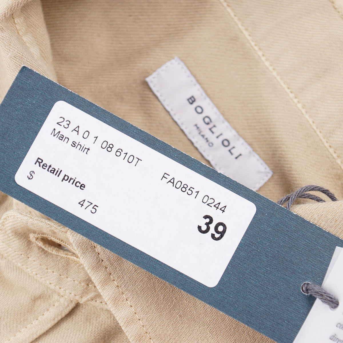 Boglioli Soft Cotton and Viscose Shirt