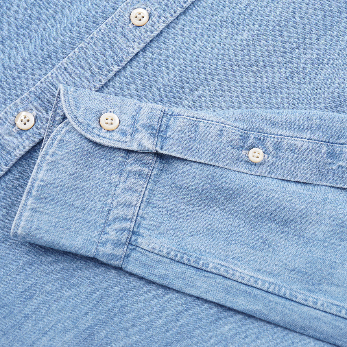 Boglioli Extra-Slim Denim Cotton Shirt