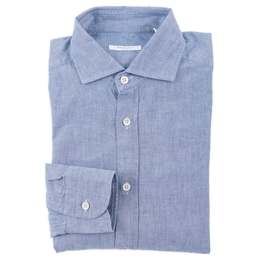 Boglioli Extra-Slim Chambray Cotton Shirt - Top Shelf Apparel