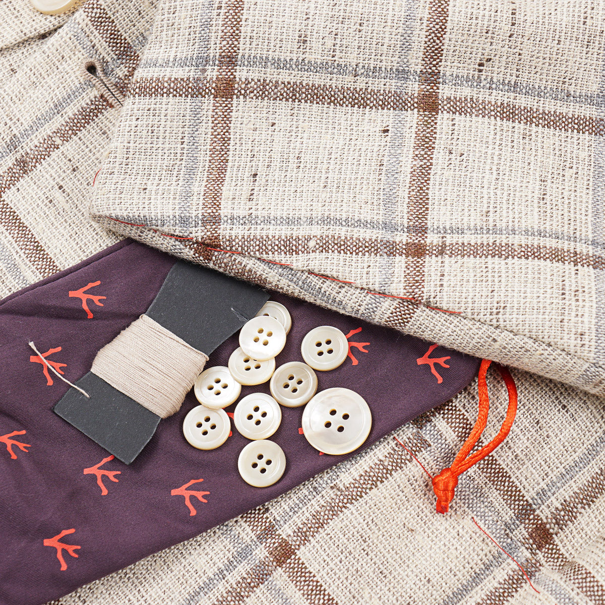 Isaia 'Domenico' Silk-Linen-Wool Sport Coat