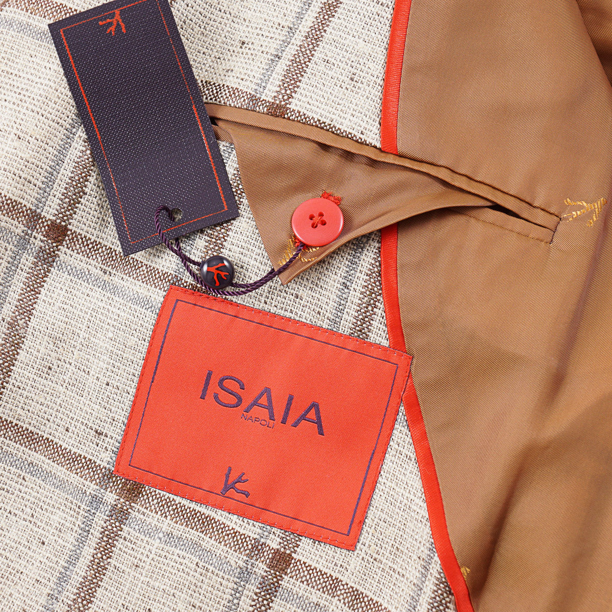 Isaia 'Domenico' Silk-Linen-Wool Sport Coat