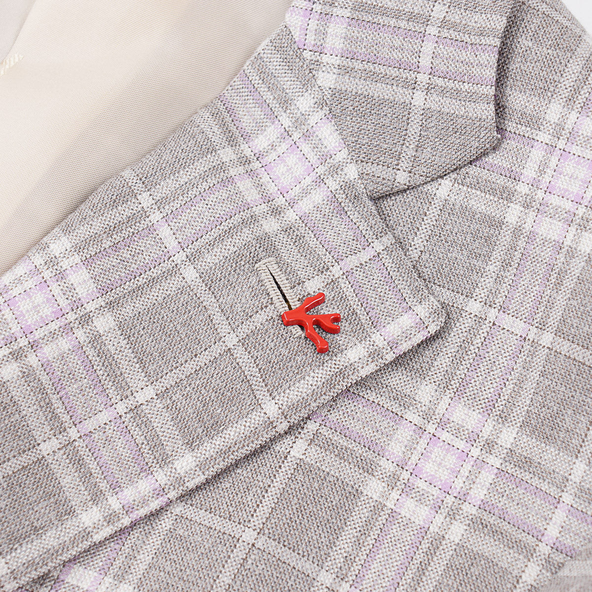 Isaia Wool-Cashmere-Silk-Linen Sport Coat