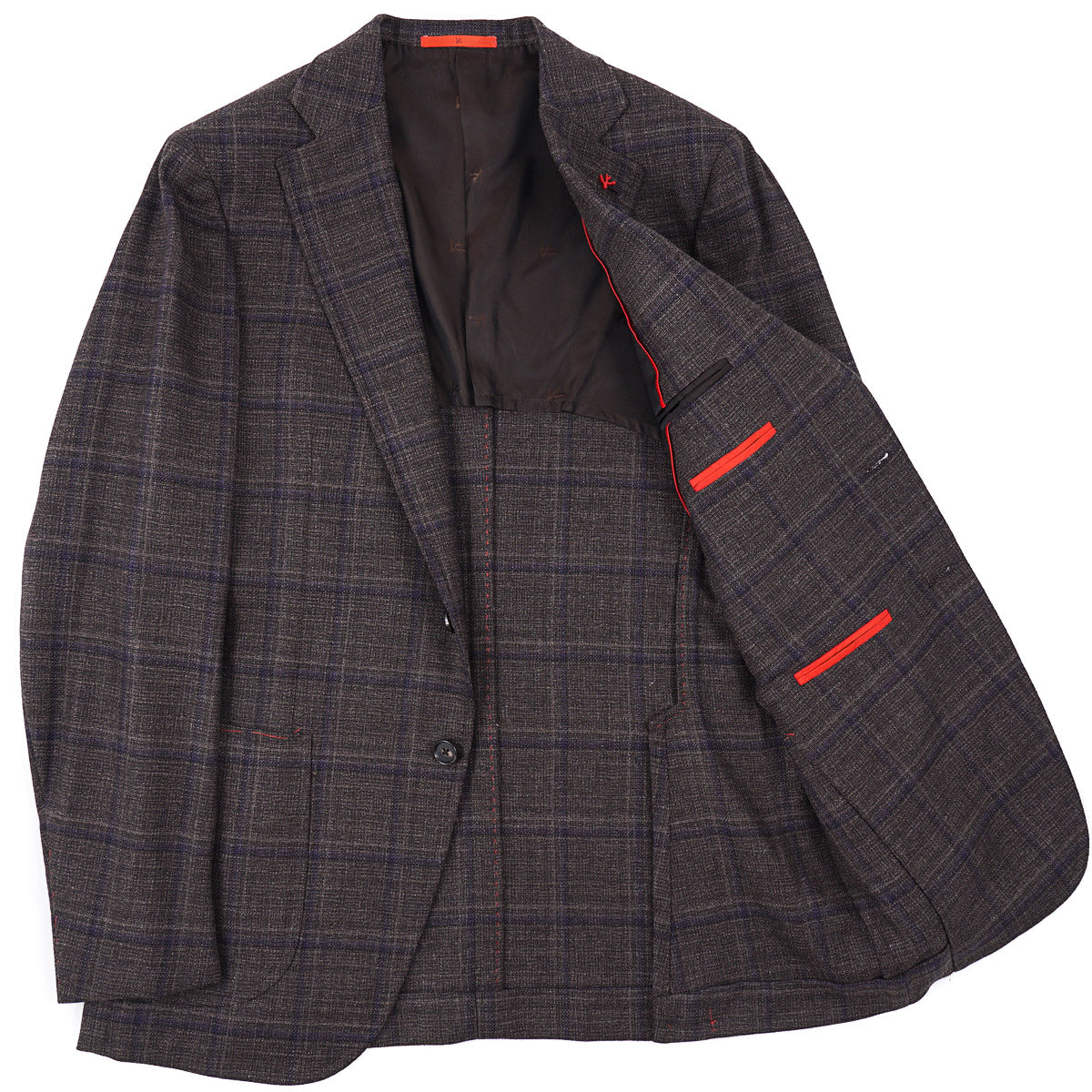 Isaia 'Domenico' Woven Wool Sport Coat