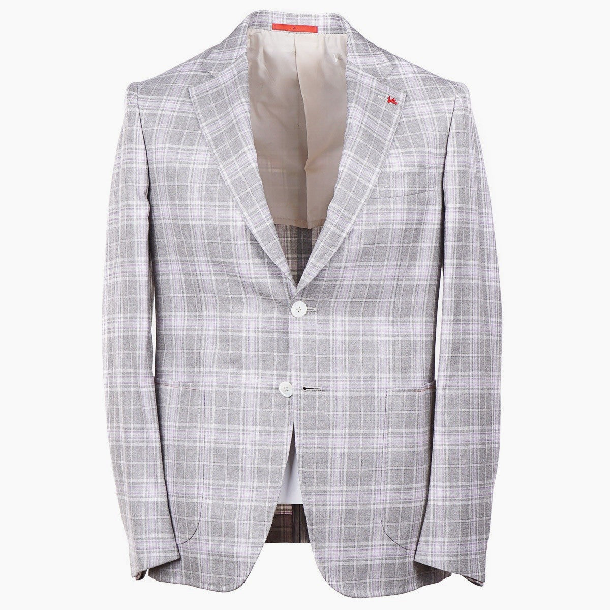Isaia Wool-Cashmere-Silk-Linen Sport Coat