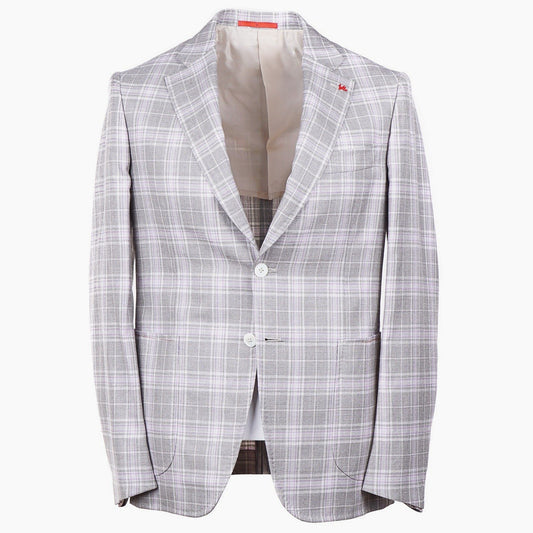 Isaia Wool-Cashmere-Silk-Linen Sport Coat