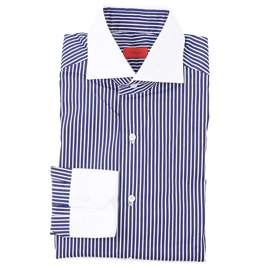 Isaia 'Mix' Tailored-Fit Cotton Shirt - Top Shelf Apparel