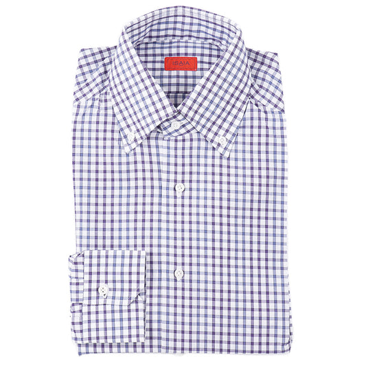Isaia 'Mix' Tailored-Fit Cotton Shirt - Top Shelf Apparel