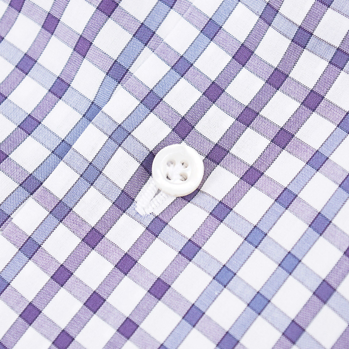Isaia 'Mix' Tailored-Fit Cotton Shirt