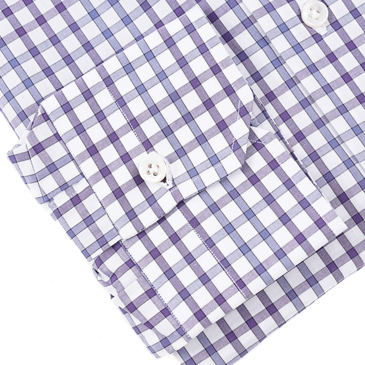 Isaia 'Mix' Tailored-Fit Cotton Shirt
