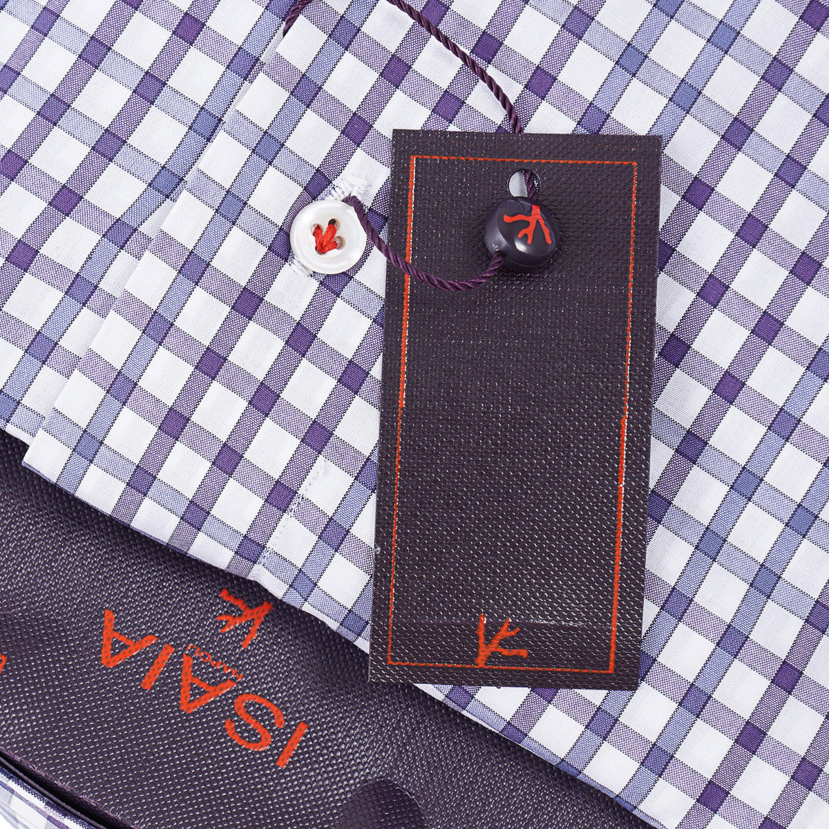 Isaia 'Mix' Tailored-Fit Cotton Shirt