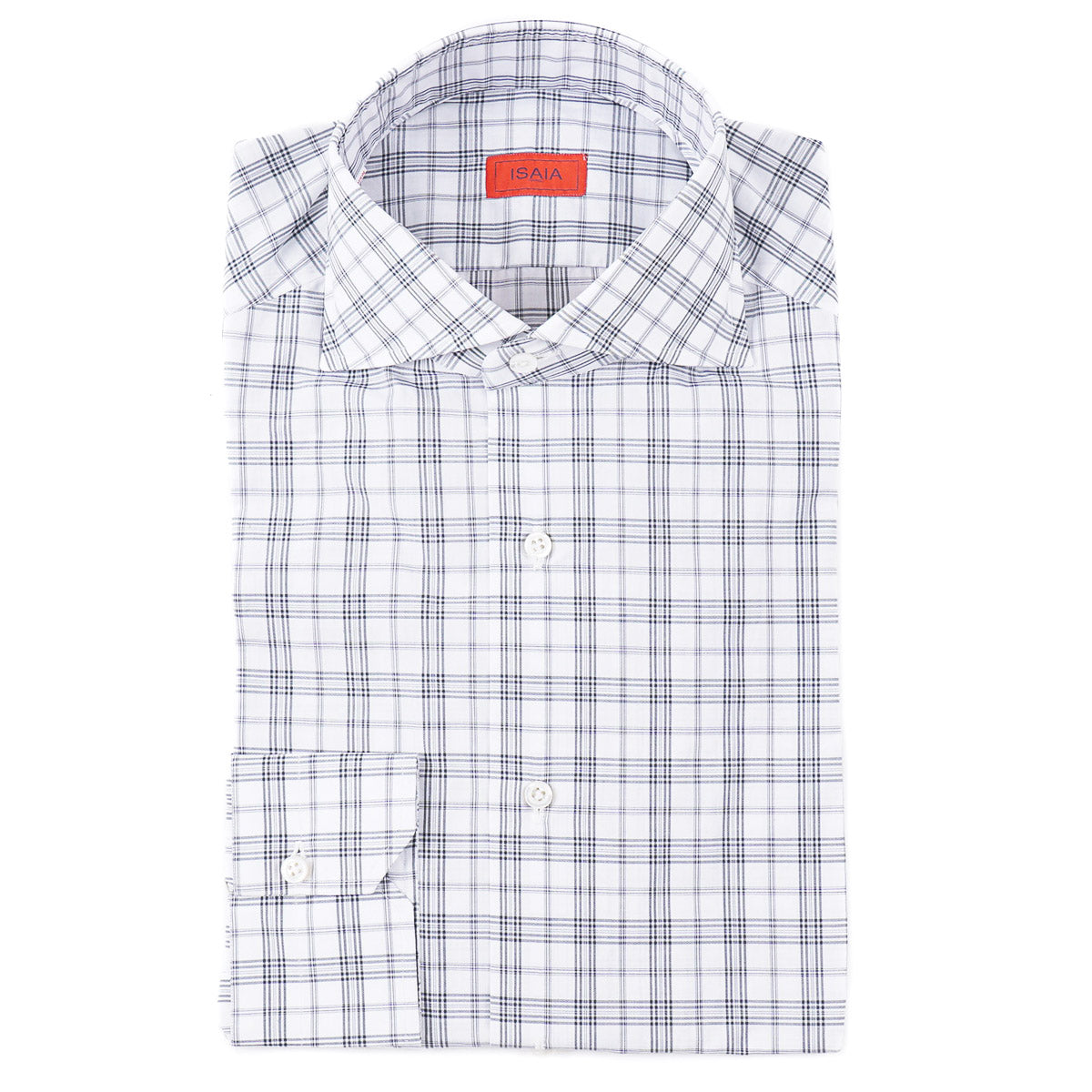 Isaia Tailored-Fit 'Mix' Cotton Shirt