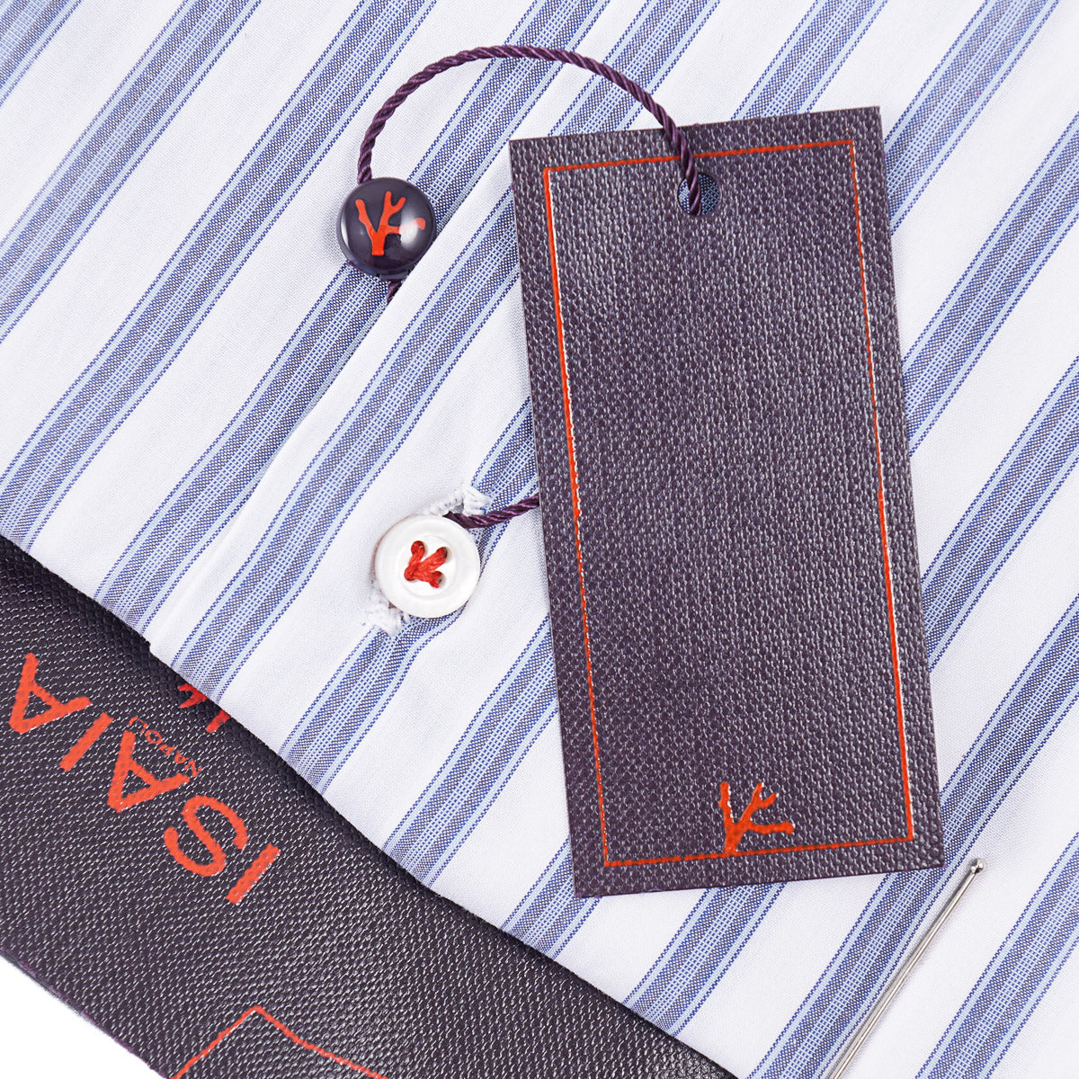Isaia Tailored-Fit 'Mix' Cotton Shirt