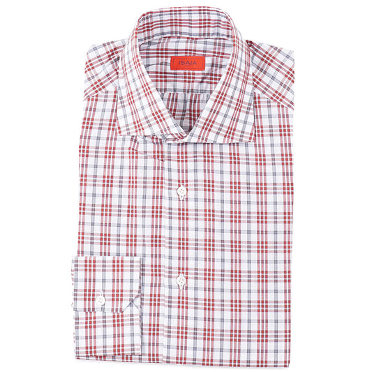 Isaia 'Mix' Tailored-Fit Cotton Shirt - Top Shelf Apparel