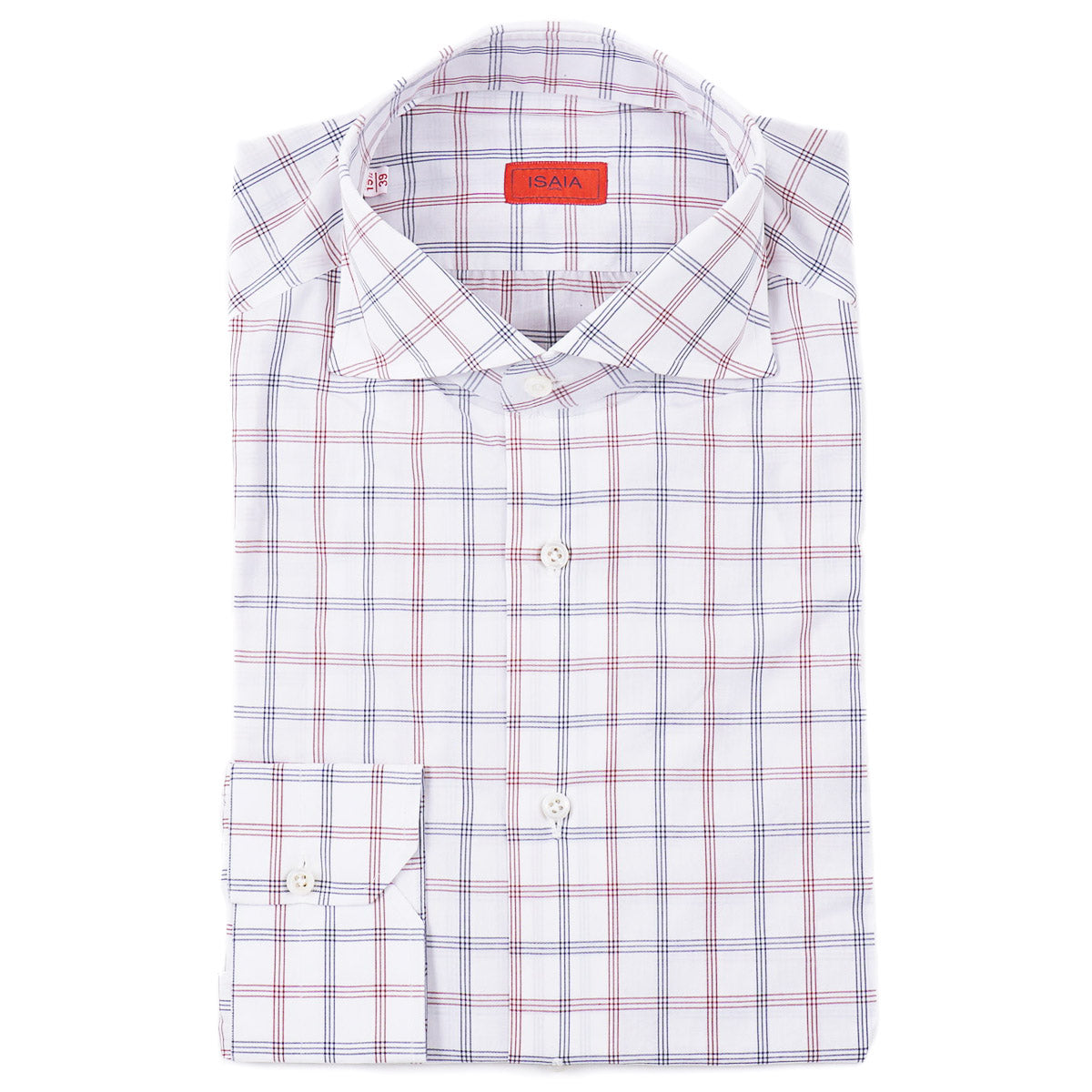 Isaia 'Mix' Tailored-Fit Cotton Shirt