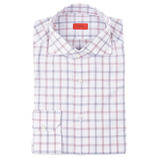 Isaia 'Mix' Tailored-Fit Cotton Shirt - Top Shelf Apparel