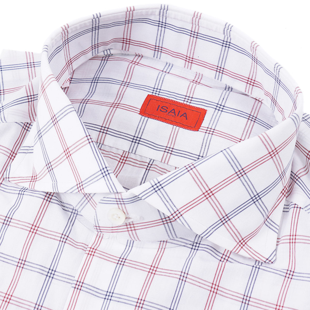 Isaia 'Mix' Tailored-Fit Cotton Shirt