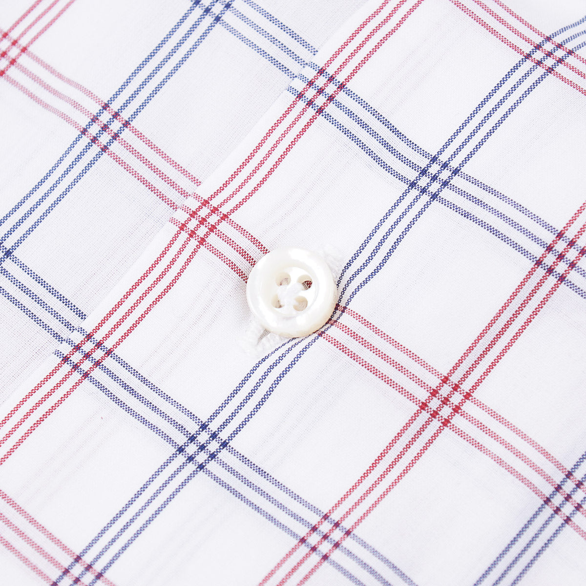 Isaia 'Mix' Tailored-Fit Cotton Shirt