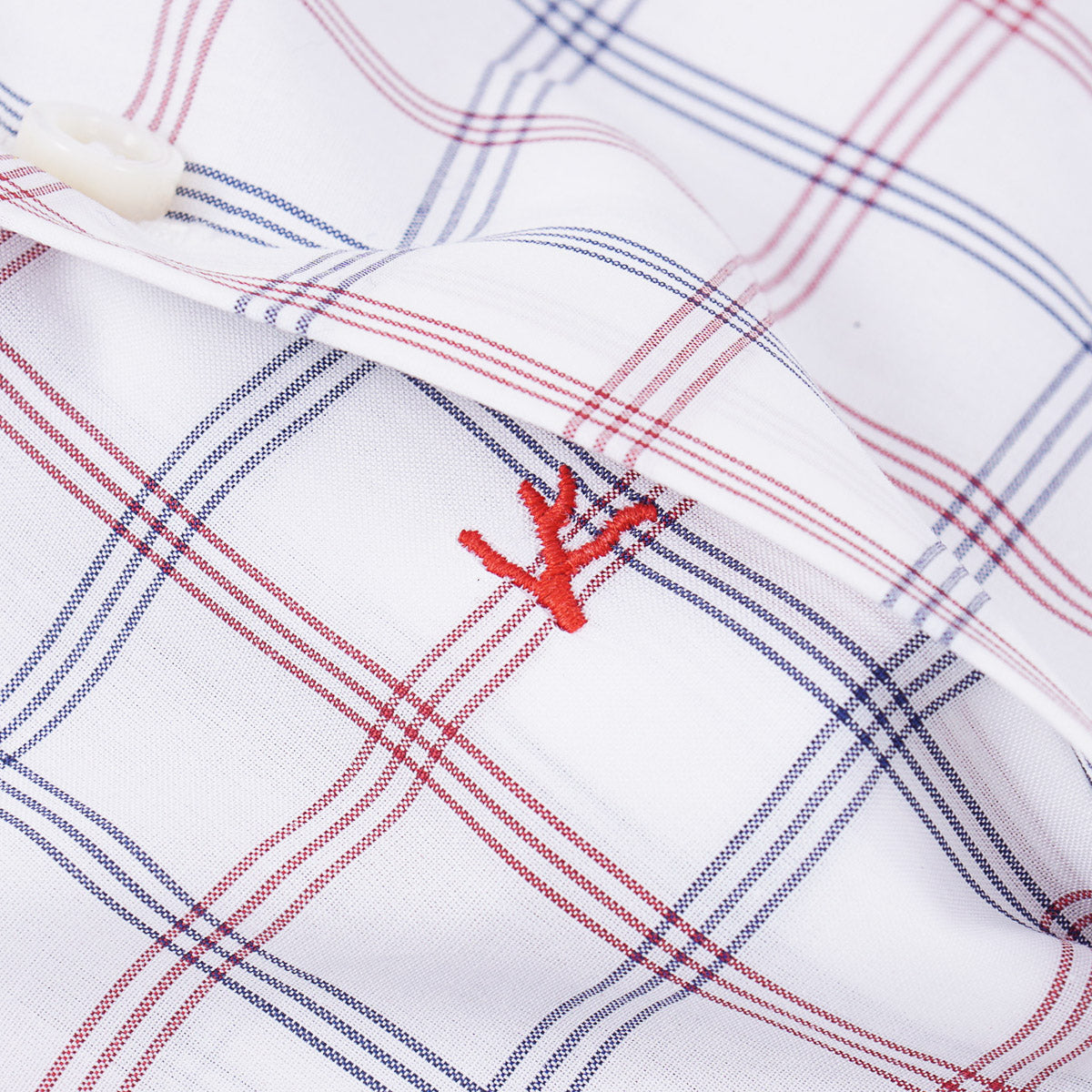 Isaia 'Mix' Tailored-Fit Cotton Shirt