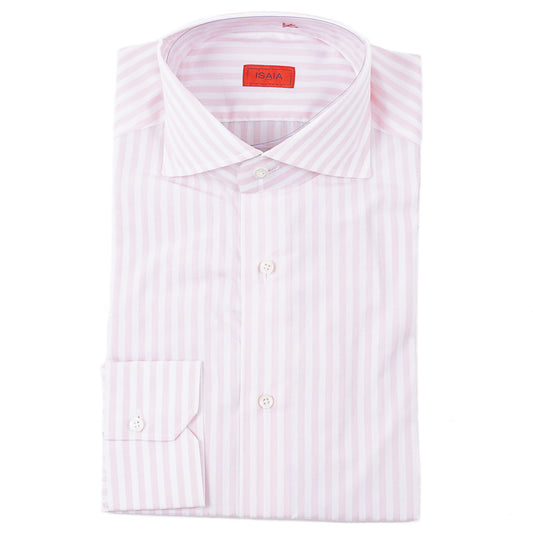 Isaia 'Mix' Tailored-Fit Cotton Shirt - Top Shelf Apparel