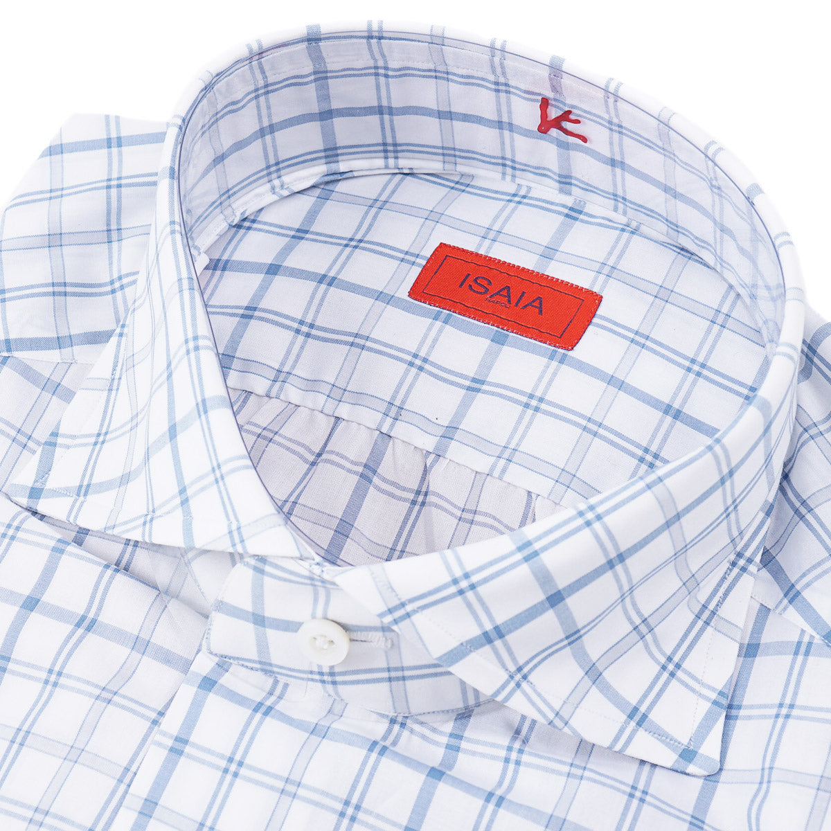 Isaia 'Mix' Tailored-Fit Cotton Shirt