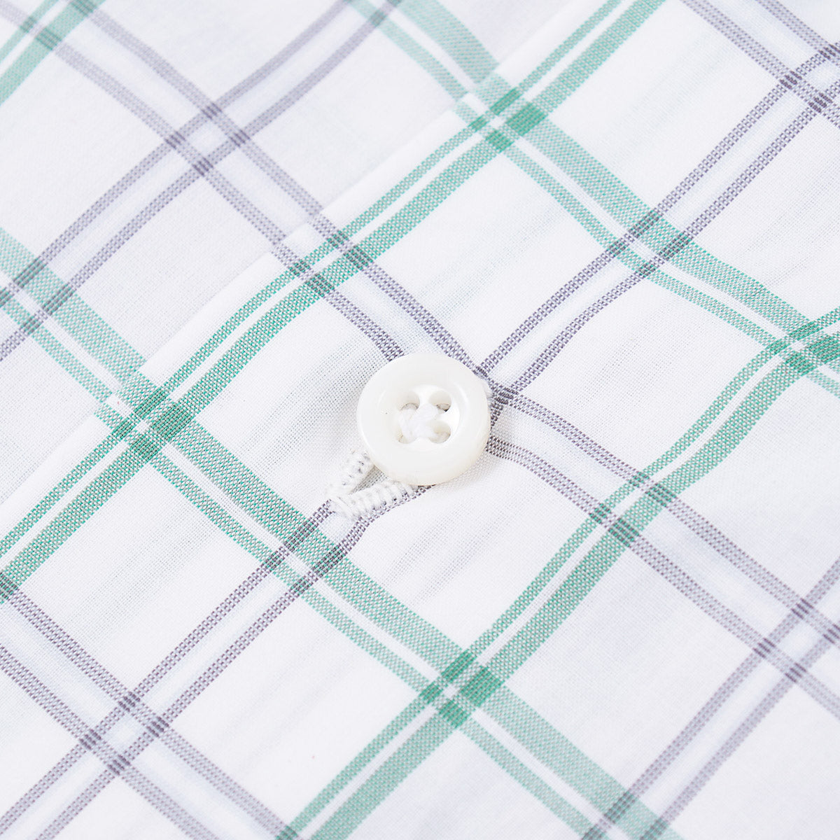 Isaia 'Mix' Tailored-Fit Cotton Shirt