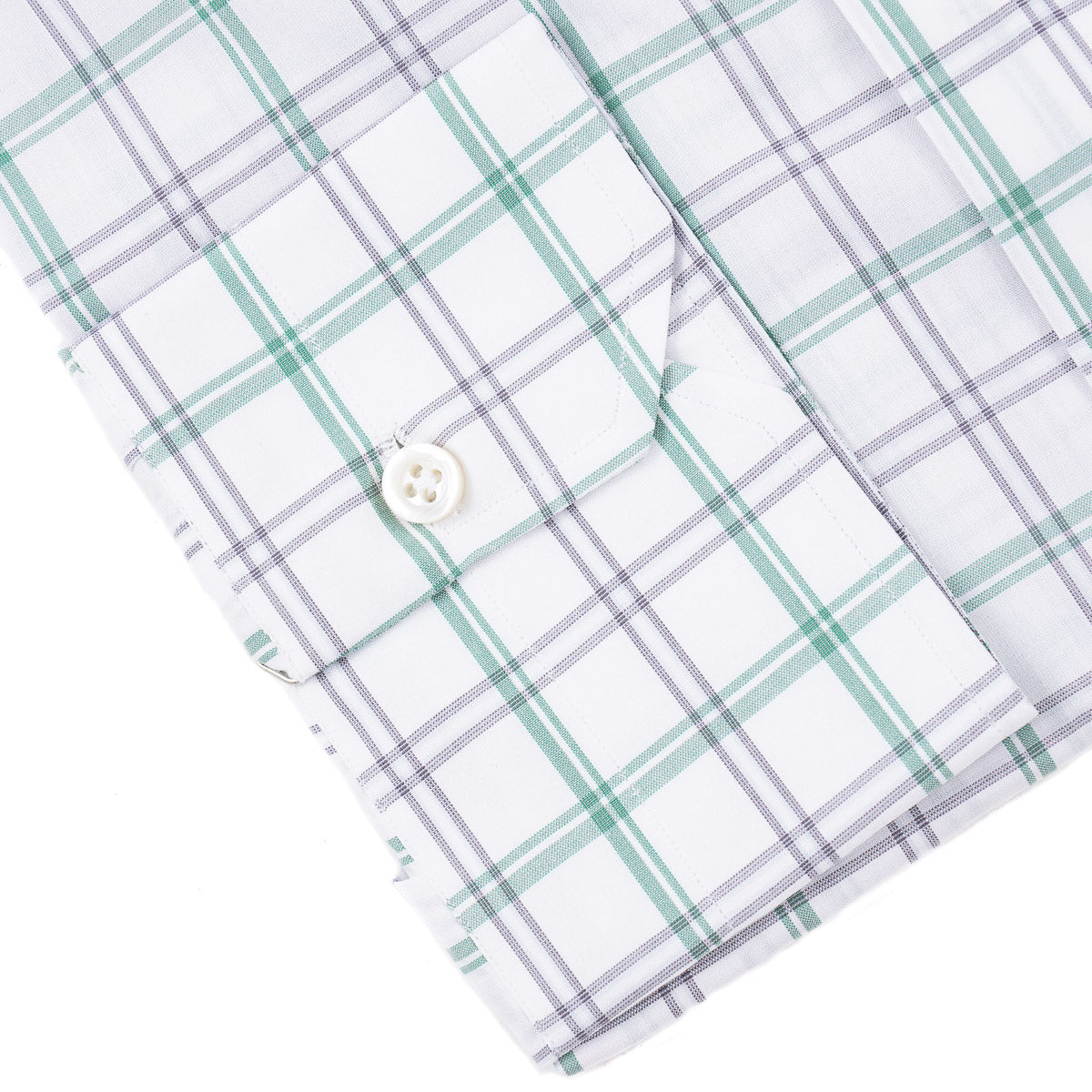 Isaia 'Mix' Tailored-Fit Cotton Shirt