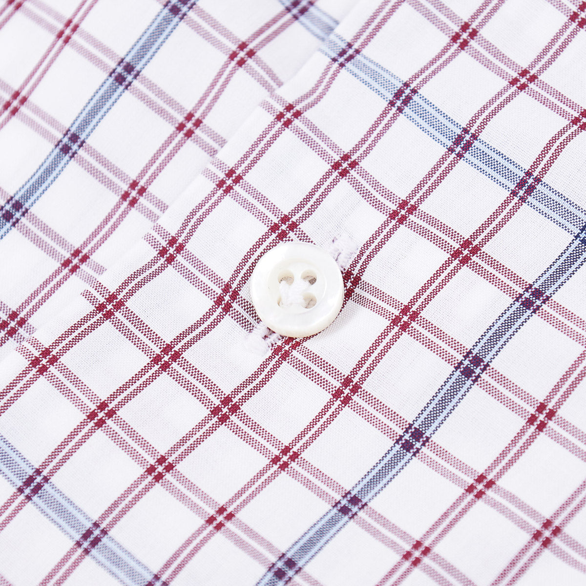 Isaia 'Mix' Tailored-Fit Cotton Shirt