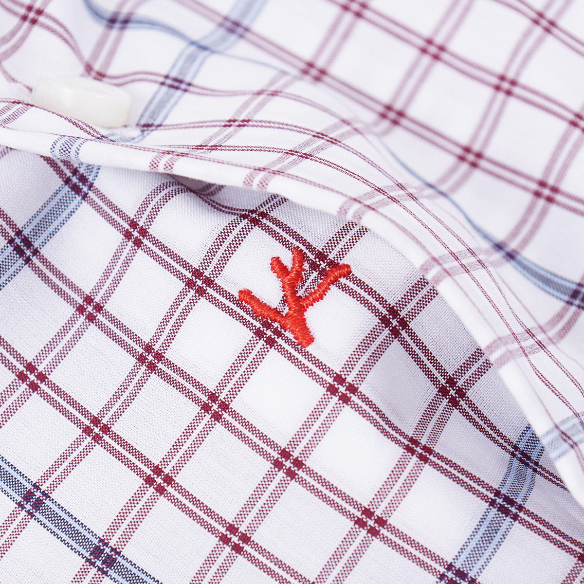 Isaia 'Mix' Tailored-Fit Cotton Shirt