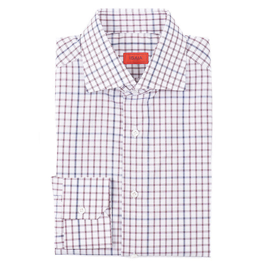 Isaia 'Mix' Tailored-Fit Cotton Shirt - Top Shelf Apparel