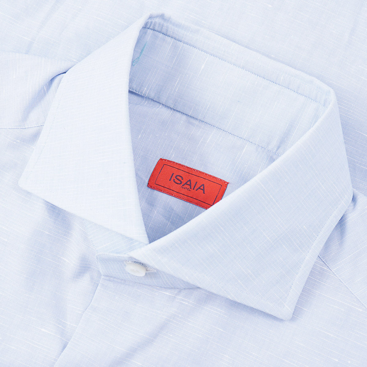 Isaia 'Mix' Cotton and Linen Shirt