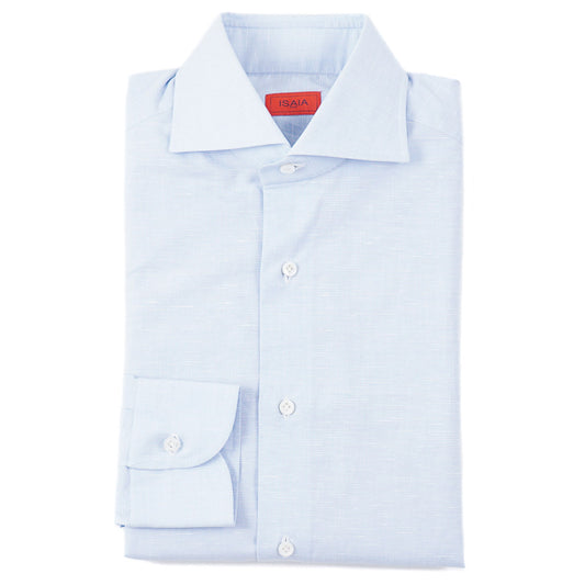 Isaia 'Mix' Cotton and Linen Shirt - Top Shelf Apparel