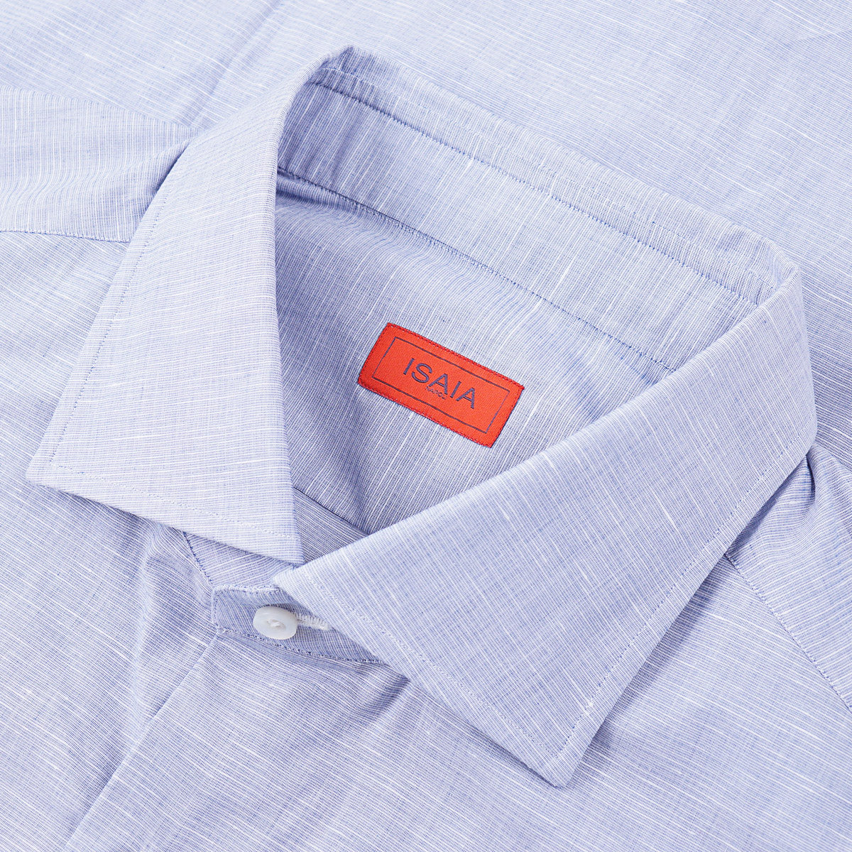 Isaia 'Mix' Cotton and Linen Shirt - Top Shelf Apparel