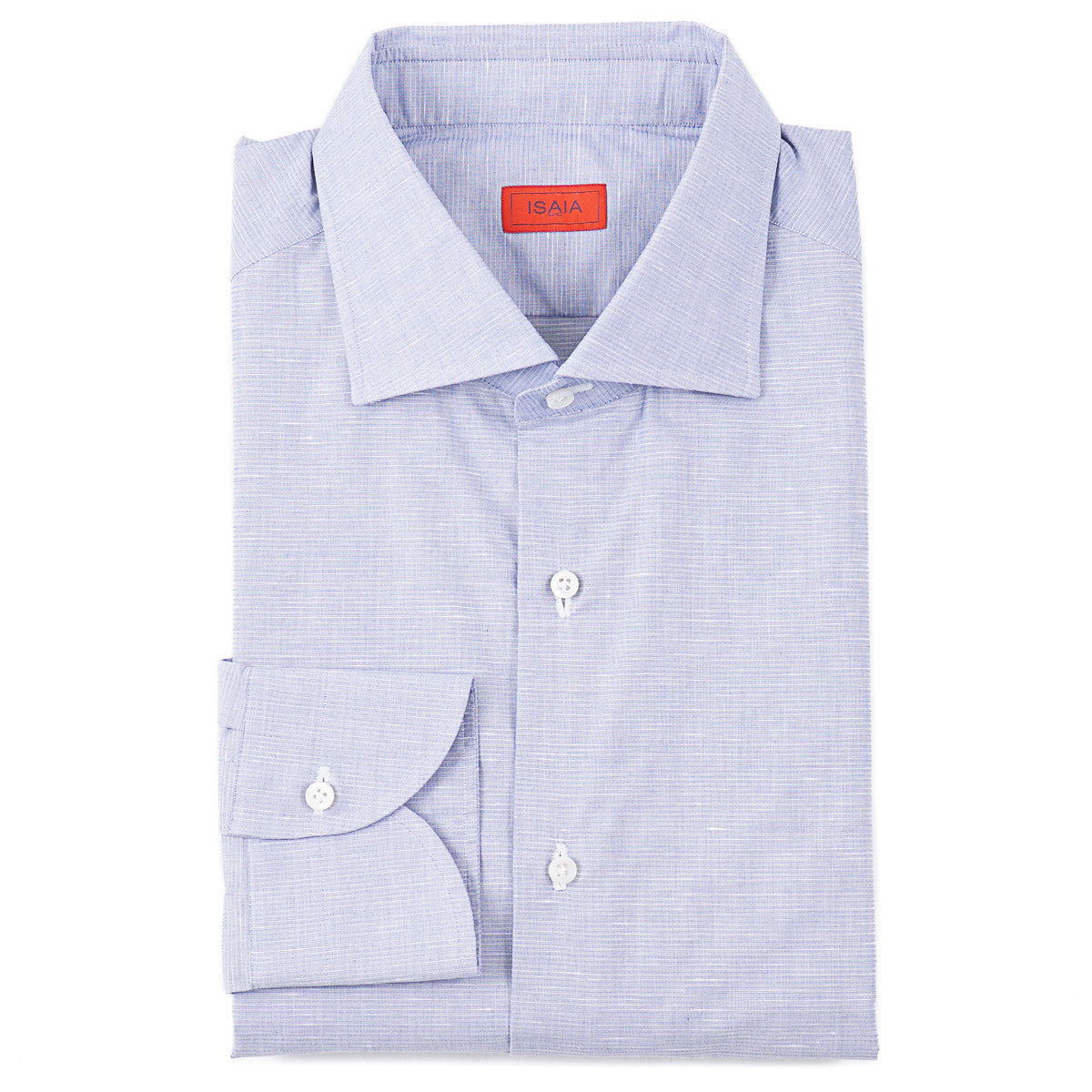 Isaia 'Mix' Cotton and Linen Shirt - Top Shelf Apparel