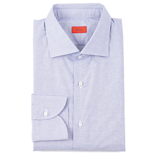 Isaia 'Mix' Cotton and Linen Shirt - Top Shelf Apparel