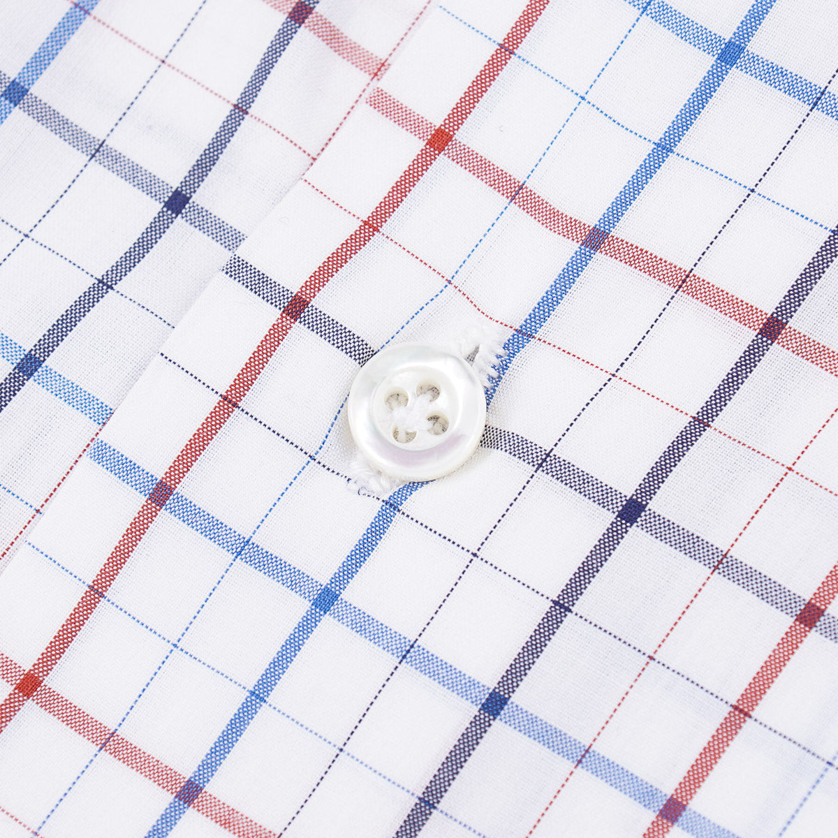Isaia 'Mix' Tailored-Fit Cotton Shirt