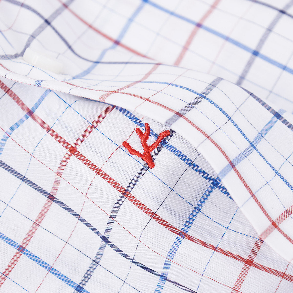 Isaia 'Mix' Tailored-Fit Cotton Shirt