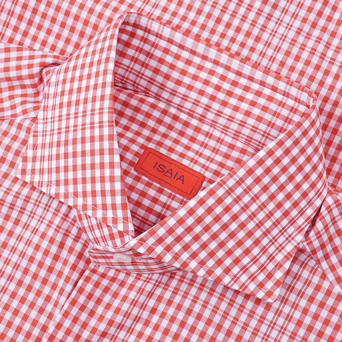 Isaia 'Mix' Tailored-Fit Cotton Shirt