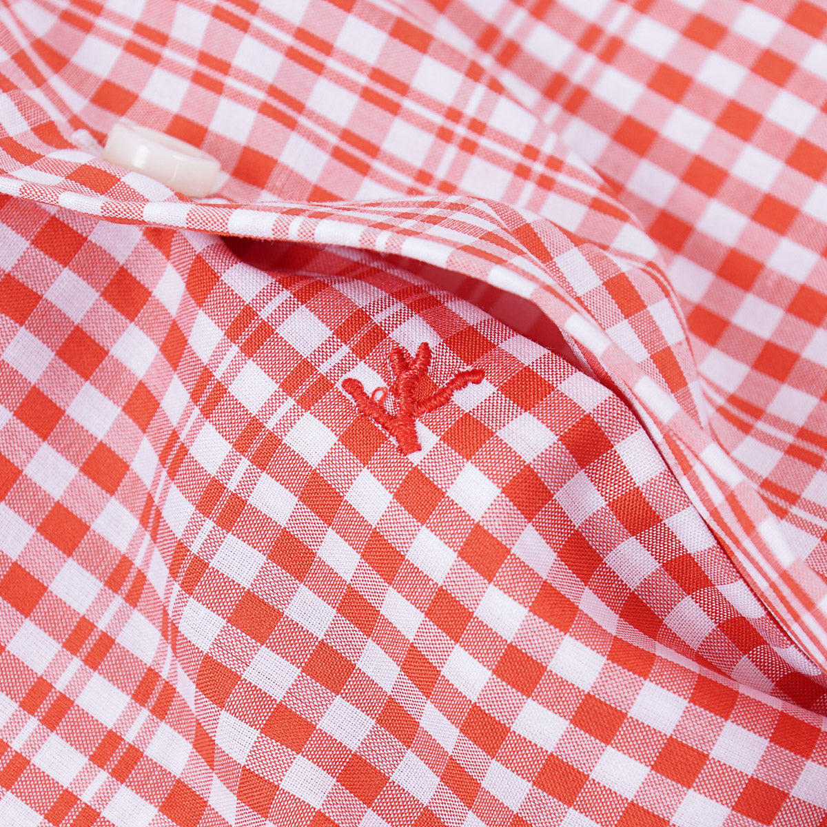 Isaia 'Mix' Tailored-Fit Cotton Shirt